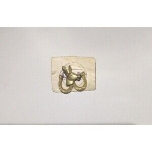 Vintage 1960s GULF Oil Gasoline Donkey/Horseshoe - DEMOCRATIC PARTY Lapel Pin